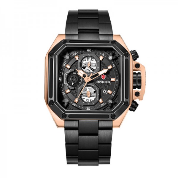 Expedition 6812 Rosegold Black Steel MCBBRBA